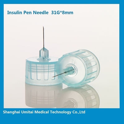 31G * 8mm Insulin đường tiểu đường Bút Needles Đối với Novolog Flexpen OEM / ODM có sẵn